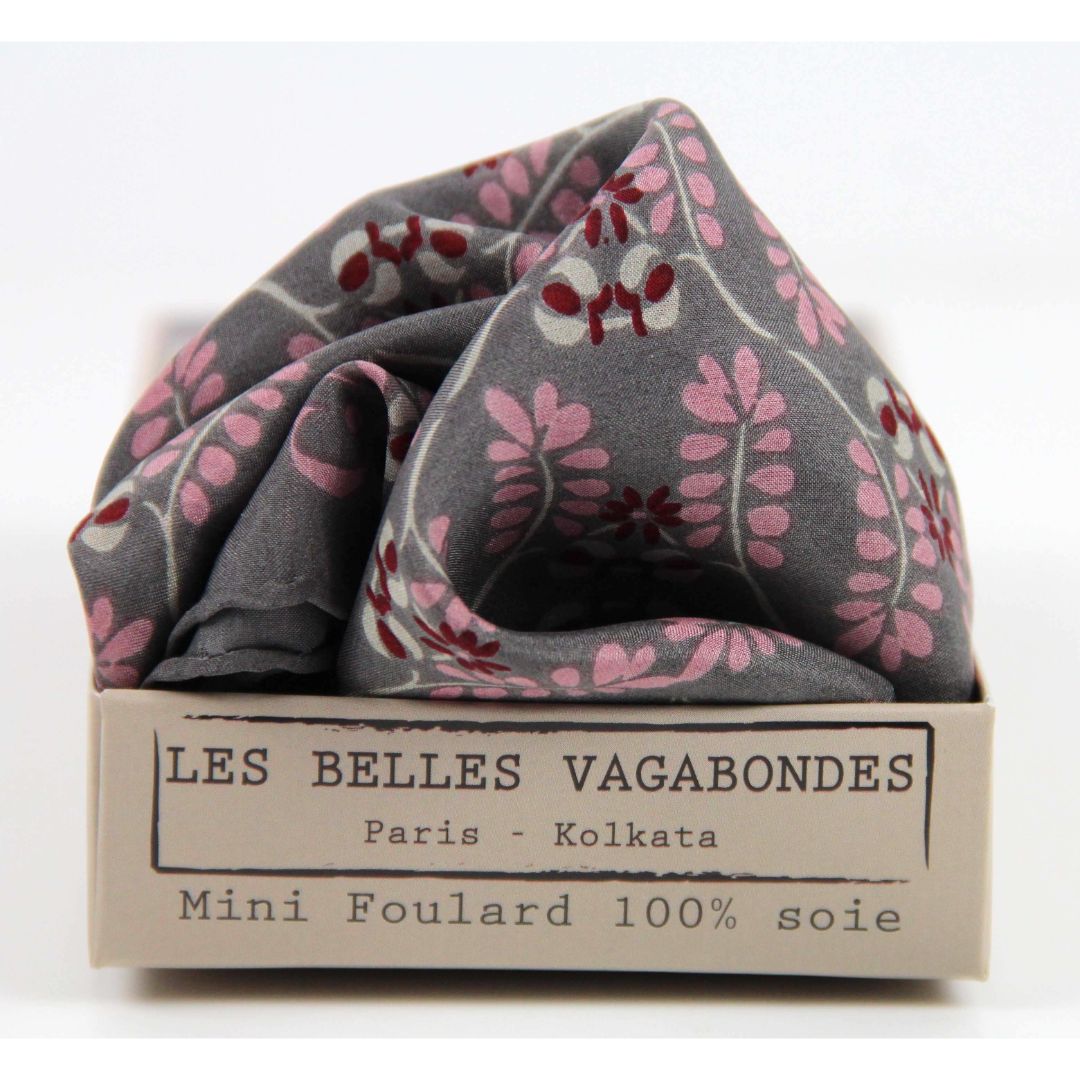 Les Belles Vagabondes Albertine Silk Scarf Box