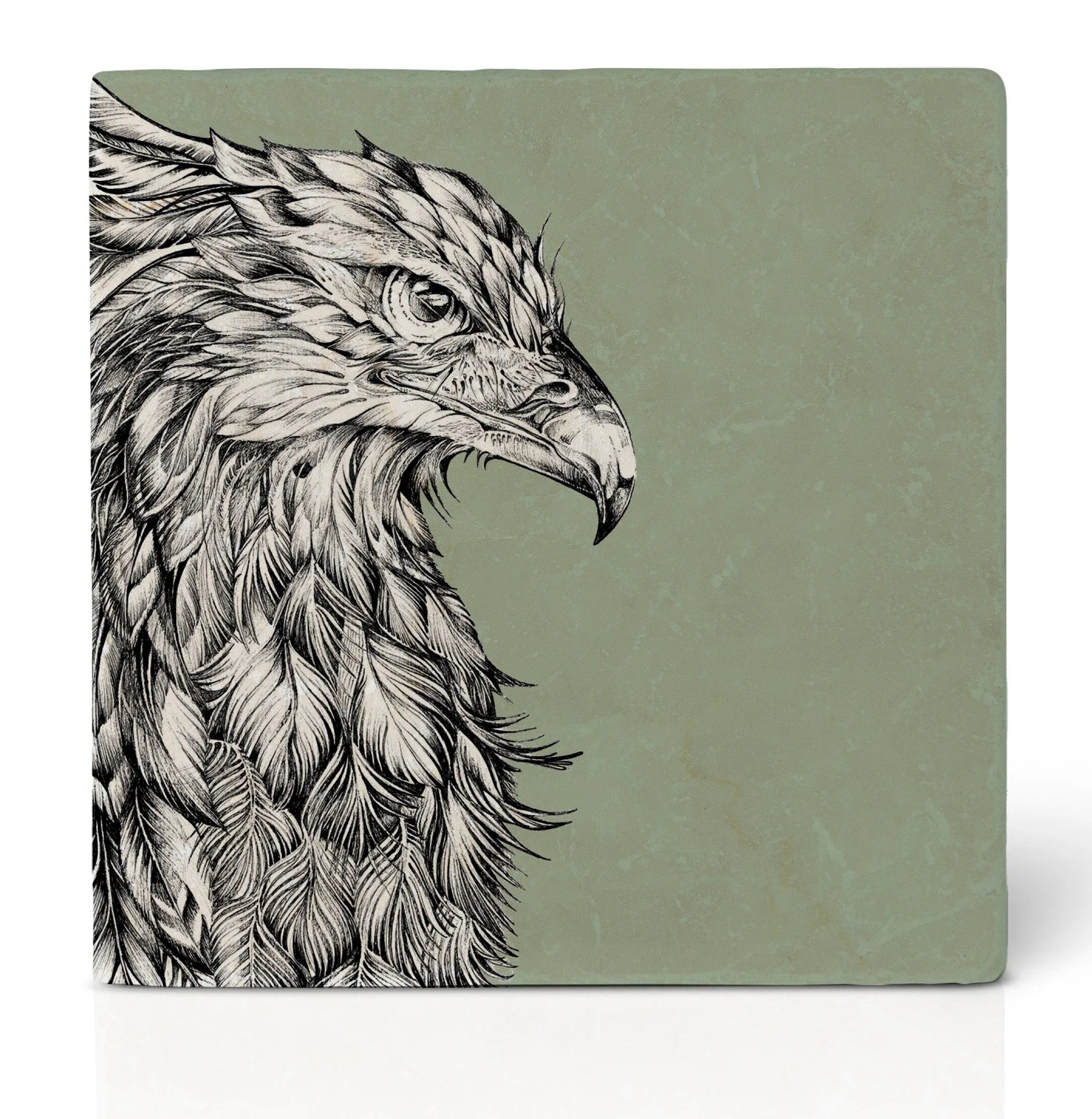 Ligarti Fliesenpfanne Untersetzer Coraggio Raubvogel