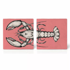 Ligarti tile coaster lobster double natural stone 