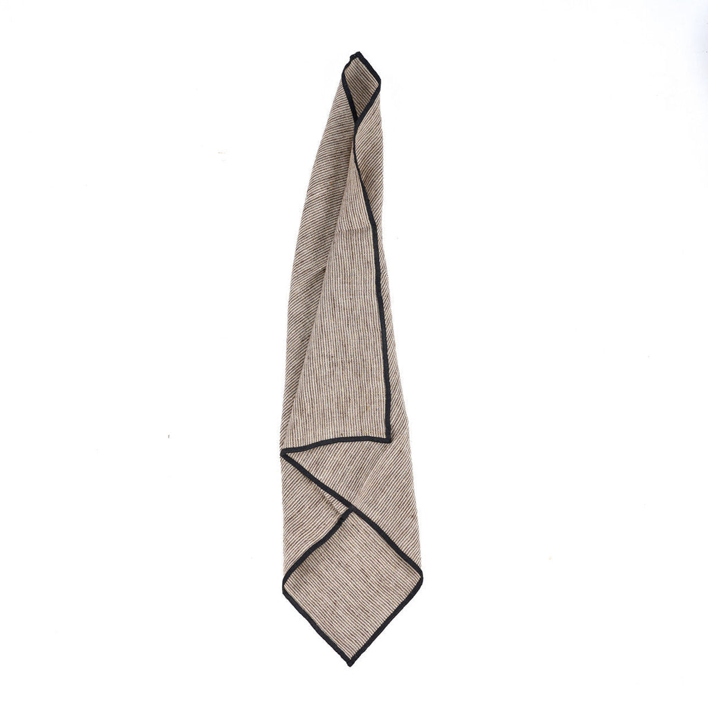 the code linen napkin natural black Bazar Bizar