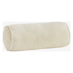 Madam Stoltz bolster cushion velvet ecru