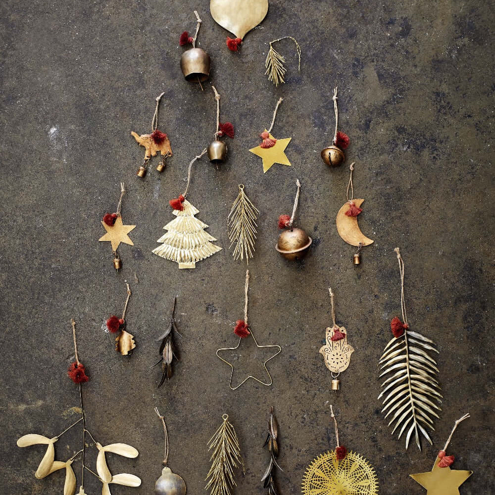 Madam Stoltz hand hammered bells recycled iron Christmas