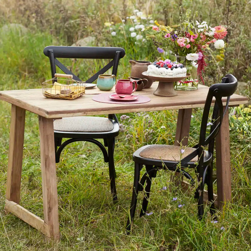 Madam Stoltz outdoor seating styling
