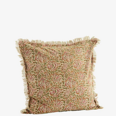 Madam Stoltz cushion cover fringes kussenhoes