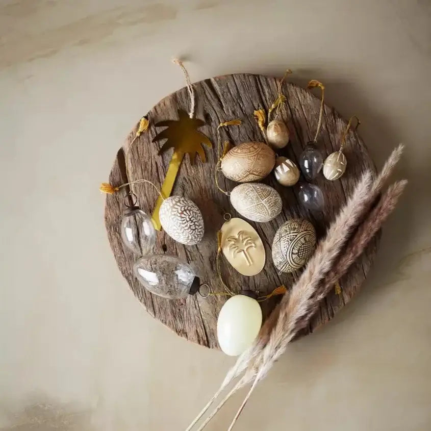 Madam Stoltz hängende Palme goldenes Ornament