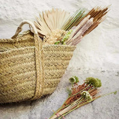 grass basket w/ handle Madam Stoltz ES-01