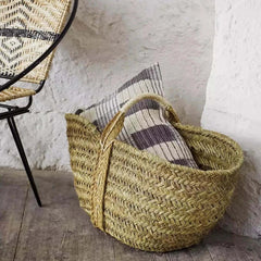 grass basket w/ handle Madam Stoltz ES-01