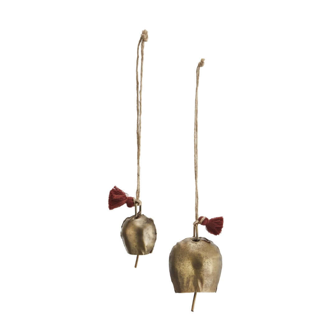 Madam Stoltz hand hammered bells recycled iron