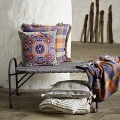 Madam Stoltz cotton mattress stripes print 60x100cm