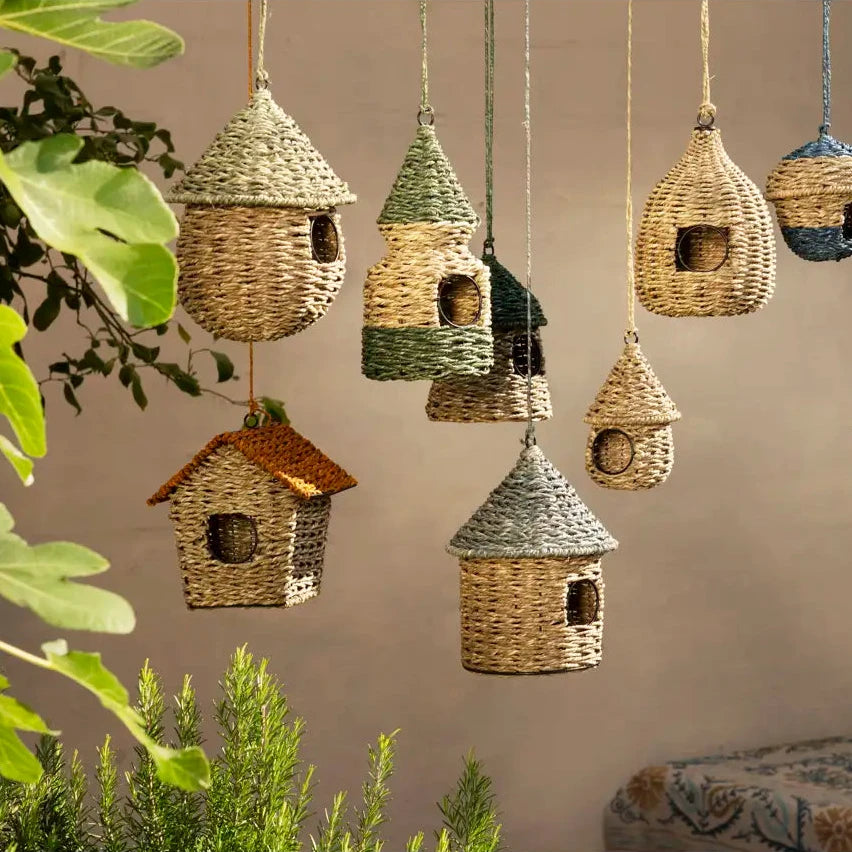 Madam Stoltz birdhouses seagrass