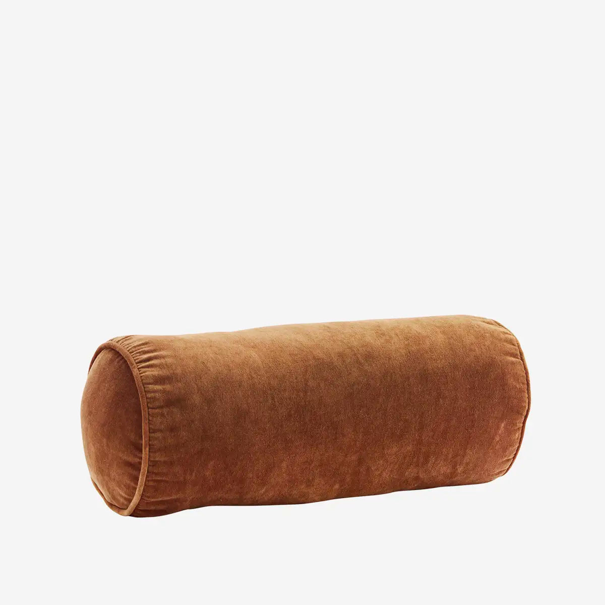 Madam Stoltz bolster cushion burnt orange