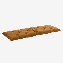 Madam Stoltz brown almond bench mattress
