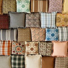 Collection of various patterned cushion covers Madam Stoltz