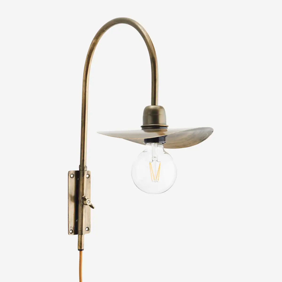 Madam Stoltz iron wall lamp M