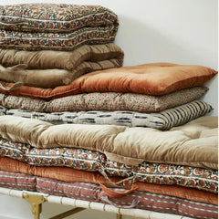 Madam Stoltz mattress cushion 45x125 cm Ikat woven