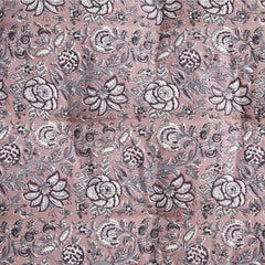 Madam Stoltz mattress cushion lilac print 60x100cm MP-60100-229