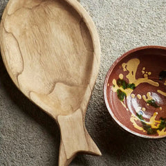 Madam Stoltz re-used earthenware bowl ceramic brown