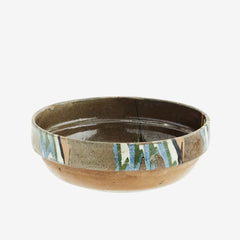 Madam Stoltz re-used earthenware bowl ceramic brown