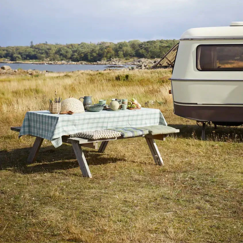 Coussin de chaise en coton Madam Stoltz avec imprimé floral