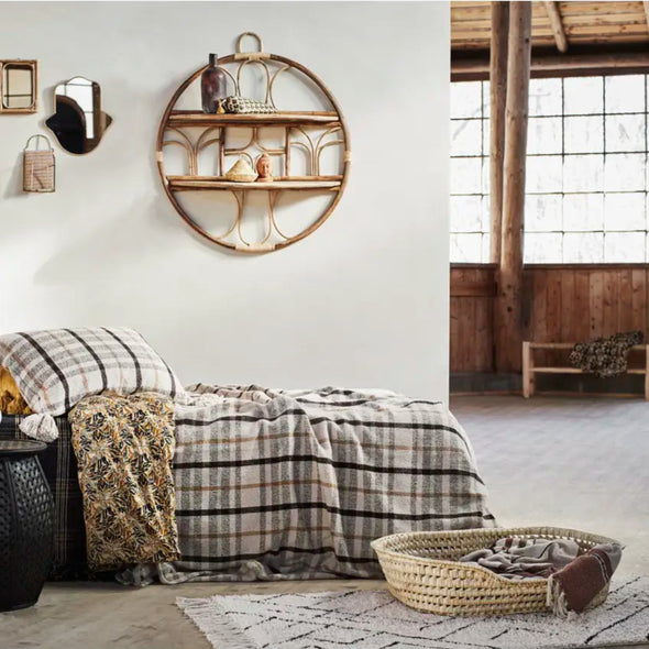 Natural Grass Dog Baskets - Set of 2