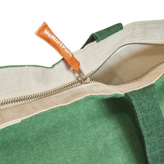 NoMorePlastic sustainable shopper recycled bed linen amazon green zip