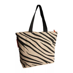 NoMorePlastic sustainable shopper recycled bed linen zebra