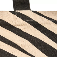 NoMorePlastic sustainable shopper recycled bed linen zebra