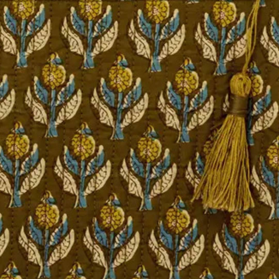 Quilted Ipad Sleeve Madam Stoltz Brown