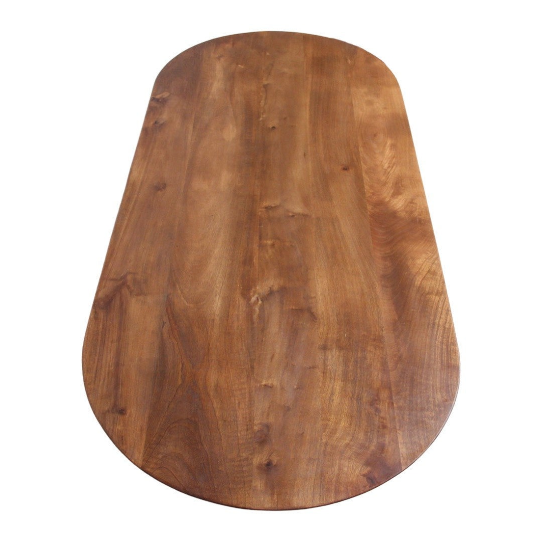 mango wood coffee table bullnose
