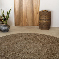 Round seagrass rug 150cm Bazar Bizar