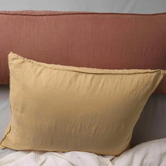 Suite702 washed linen cotton pillowcase Hay 60x70cm