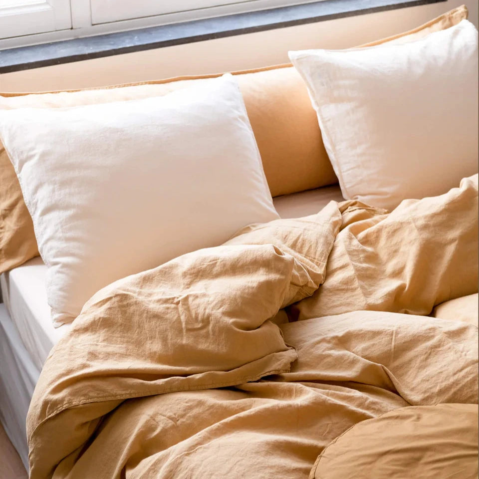 Suite 702 organic duvet cover linen cotton hay 240x220 cm