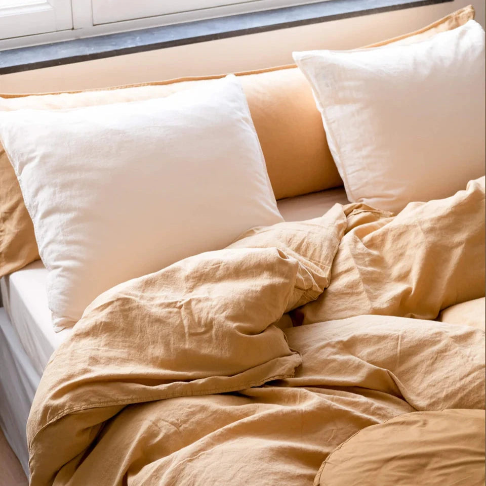 Suite 702 organic duvet cover linen cotton hay 240x220 cm