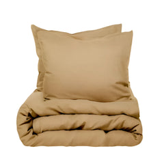 Suite 702 organic duvet cover linen cotton hay bedding set
