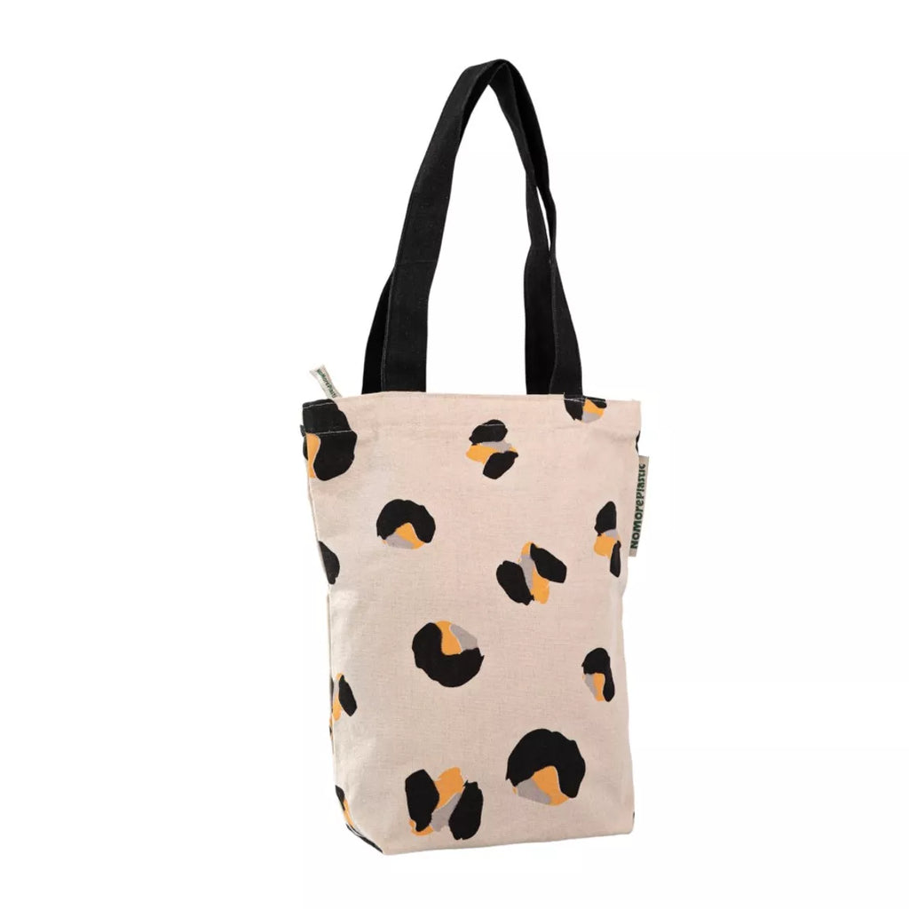 Sustainable Tote Bag with Zipper - NoMorePlastic - Panther Perfection