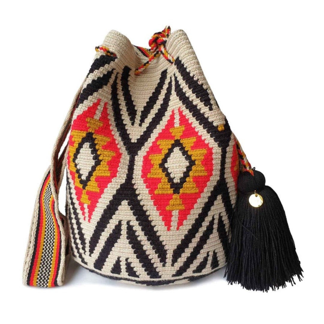 Sac bandoulière Wayuu Mochila Colombie L