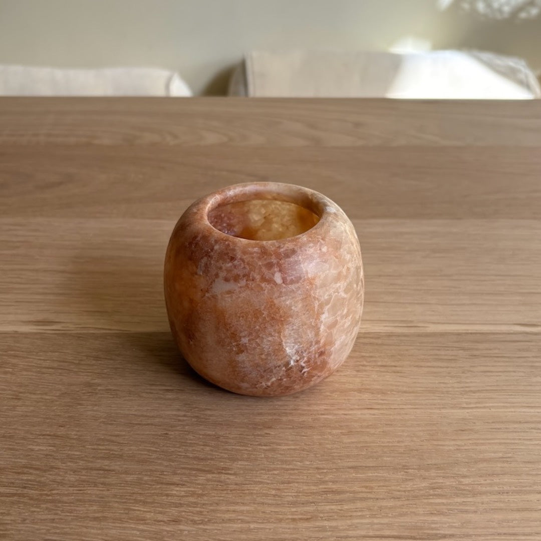 Kerzenhalter Wachs Alabaster Erde