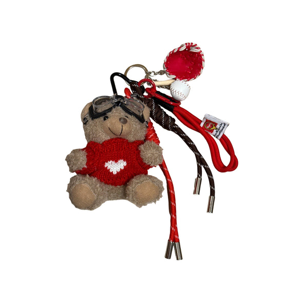 bag charm Louisa Lee BS285 teddybear
