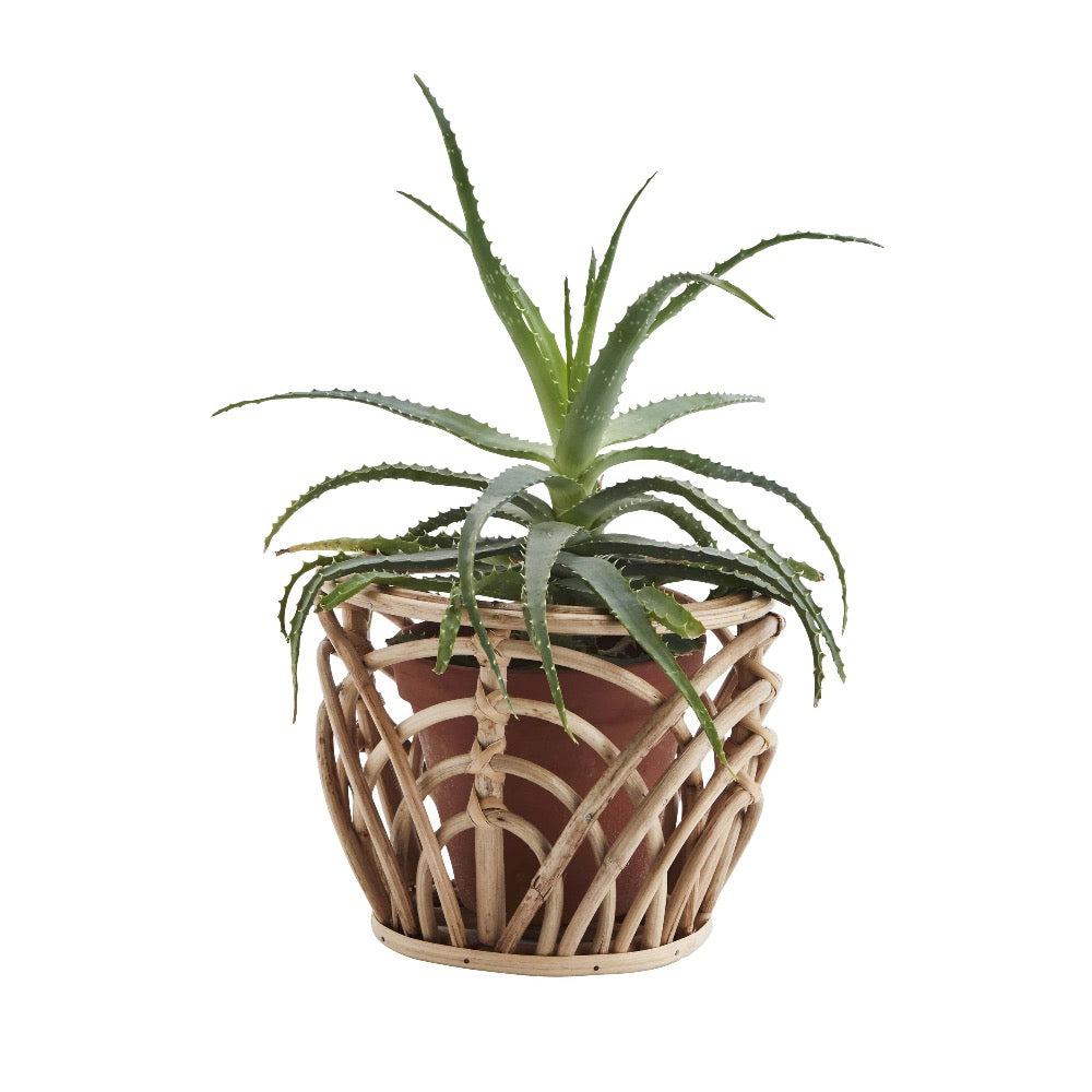 magie plantenpot Madam Stoltz bamboo flower pot stand holder
