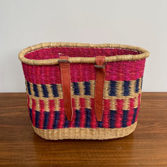 bicycle basket bike bag fietsmand roze blauw