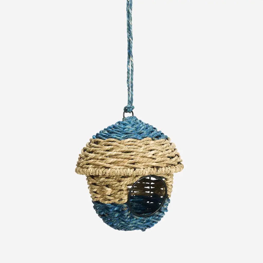 blue birdhouse seagrass Madam Stoltz 