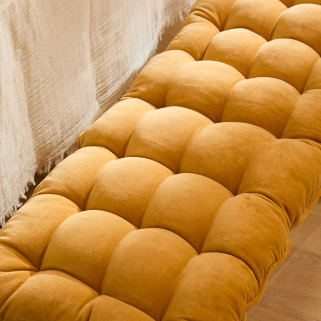 Calma House Bench Cushion Mustard Style