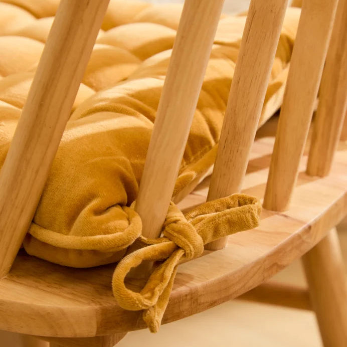 Calma House Chair Pad Mustard Knot