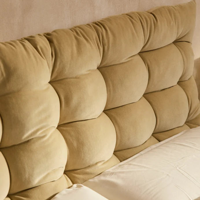 Calma House Velvet Bench Pad Zoom Cream