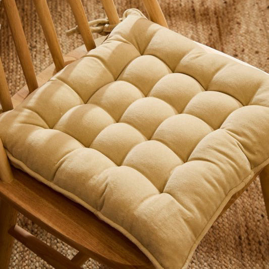 Calma House Velvet Chair Pad Cream