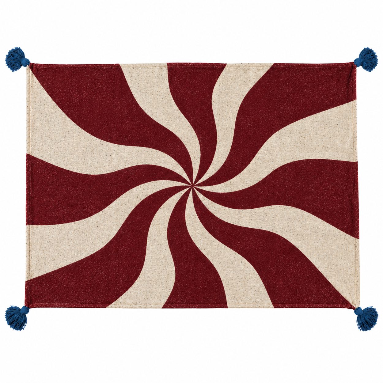 Plaid Cimmi bordeaux Bloomingville