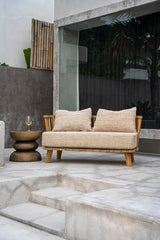 Wooden Corfu Stool