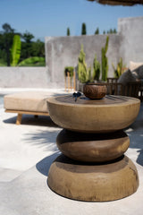 Wooden Corfu Stool