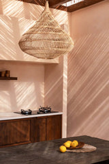 The Drop Pendant or Floor Lamp - Natural - L