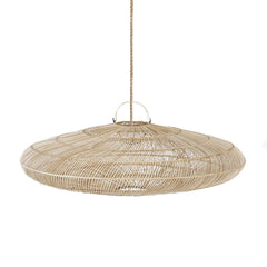 Bazar Bizar Macaron lamp naturel L hanglamp pendant rattan